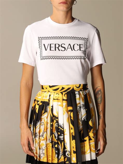 versace blouse heren wit|Versace tees for women.